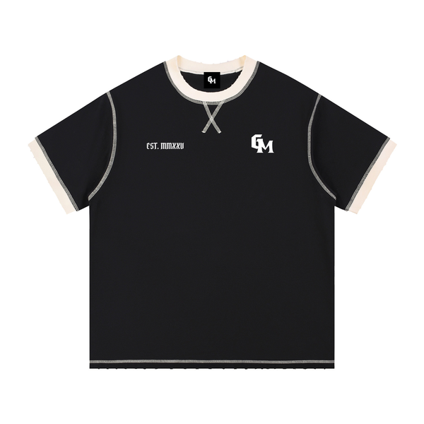 Contrast-Stitched Cotton T-Shirt
