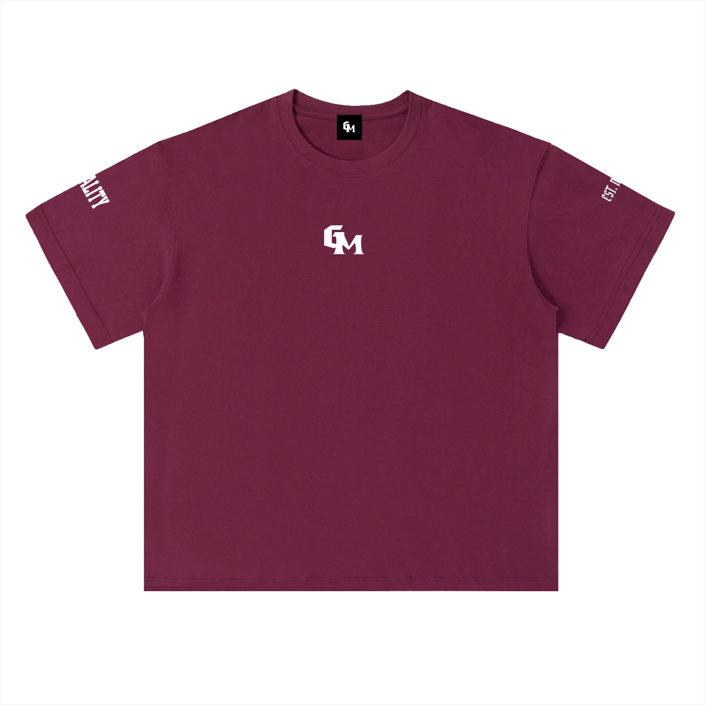 Heavyweight Drop Shoulder Cotton T-Shirt