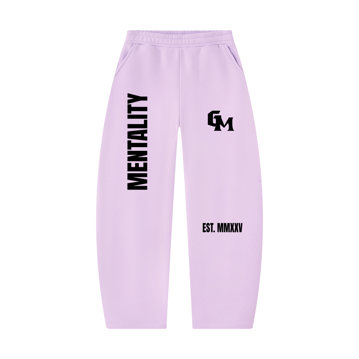 Unisex Barrel Leg Sweatpants