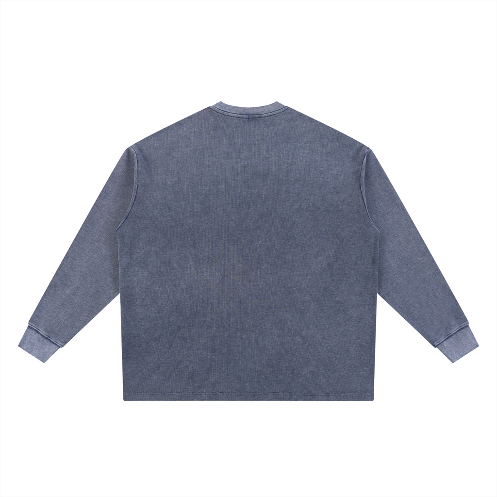 GM Mineral Wash Waffle Oversized Tee