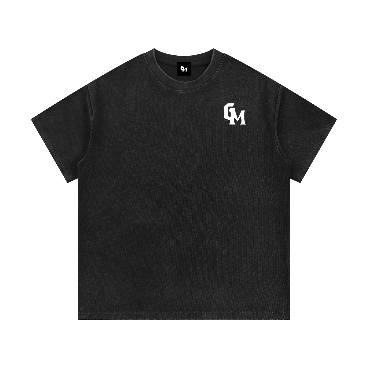 Mineral Wash Waffle Knit T-Shirt