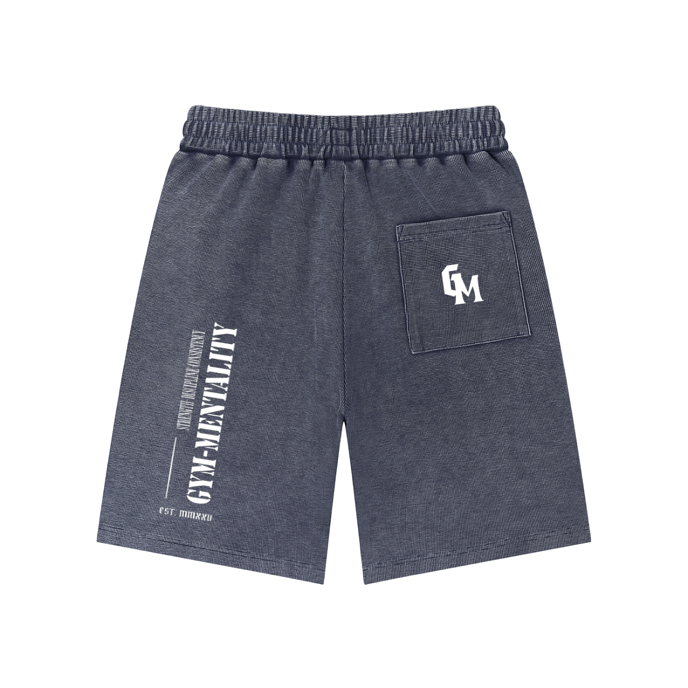 Mineral Wash Waffle Knit Shorts