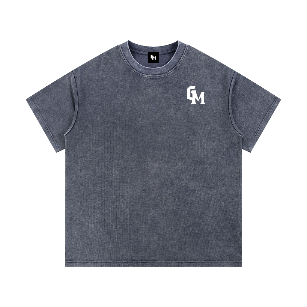 Mineral Wash Waffle Knit T-Shirt
