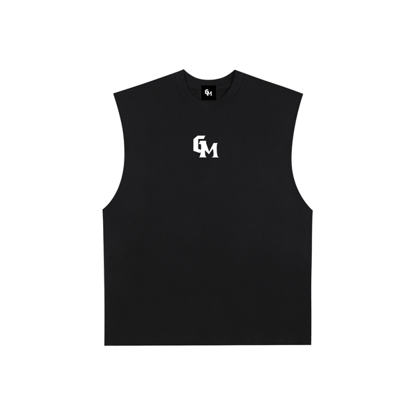 Raw Edge Cotton Tank Top
