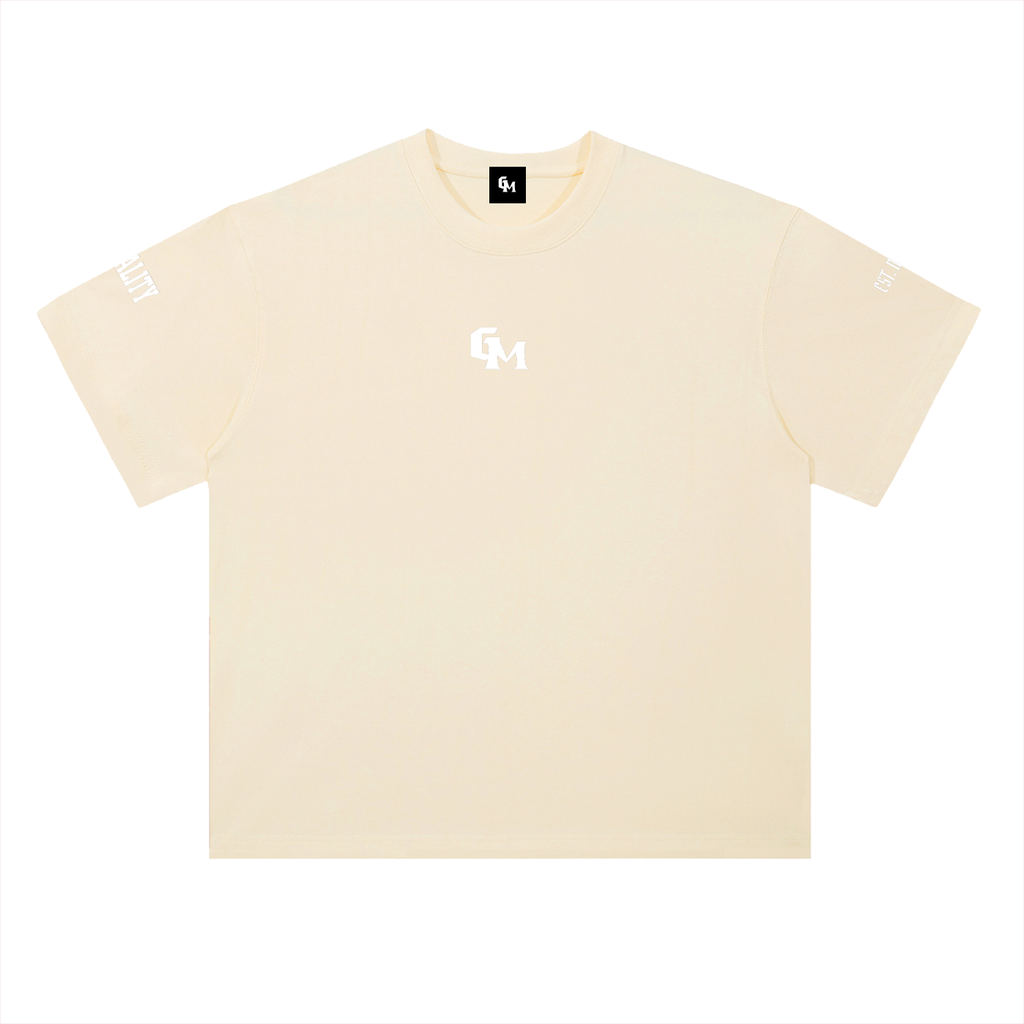 Heavyweight Drop Shoulder Cotton T-Shirt