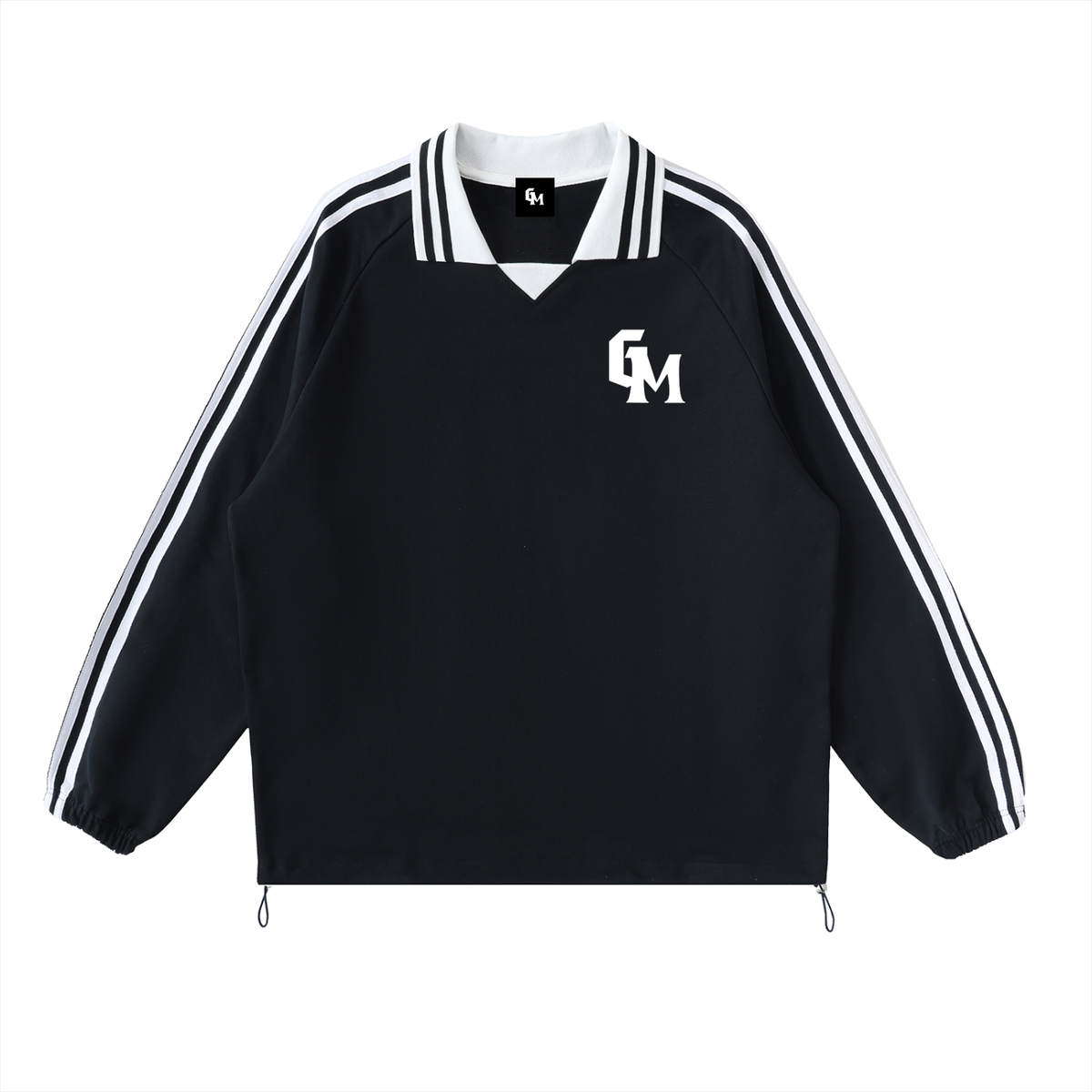 GM Striped Collar Sweatshirt