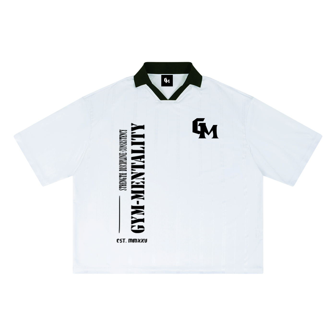 GM Unisex Striped Boxy Soccer Jersey