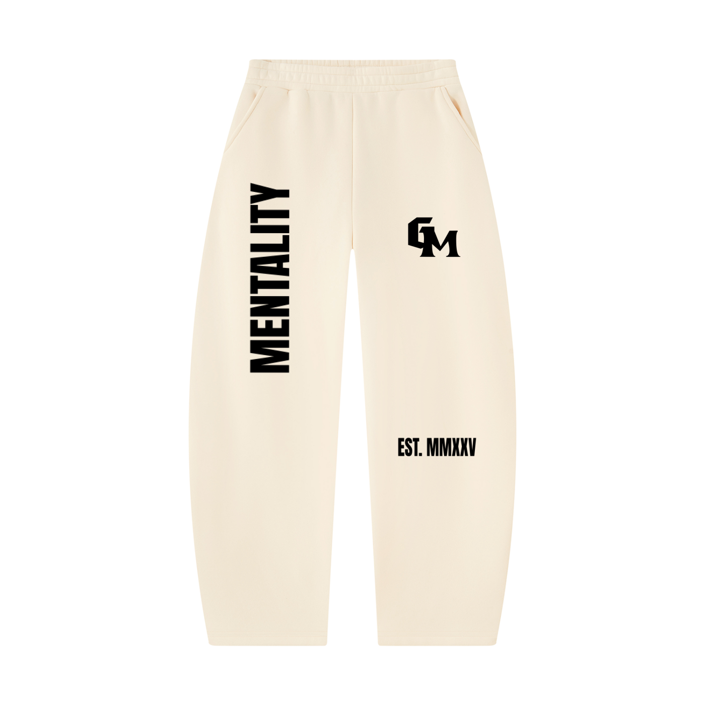Unisex Barrel Leg Sweatpants