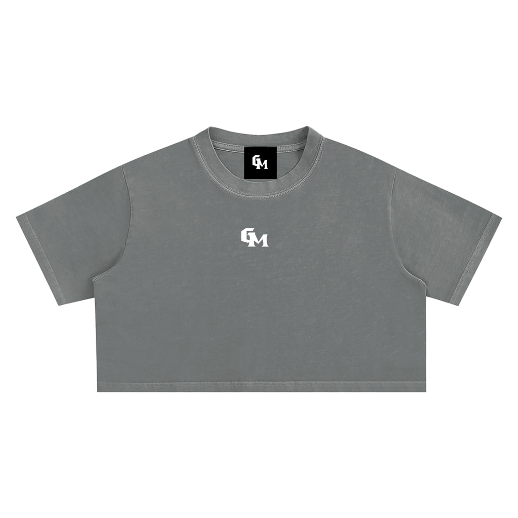 GM SNOW WASHED CROP TEE