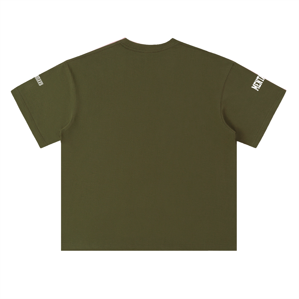 Heavyweight Drop Shoulder Cotton T-Shirt
