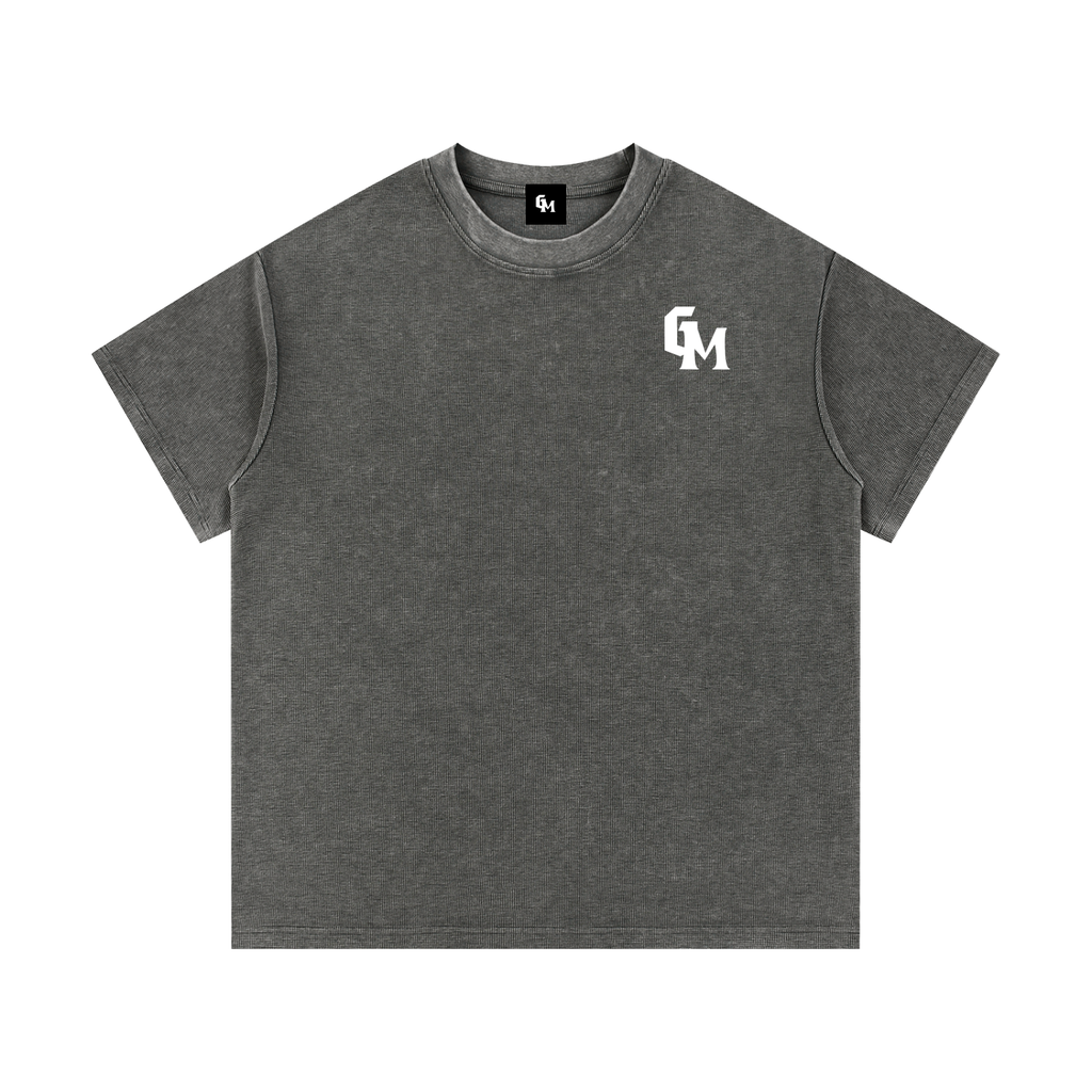 Mineral Wash Waffle Knit T-Shirt
