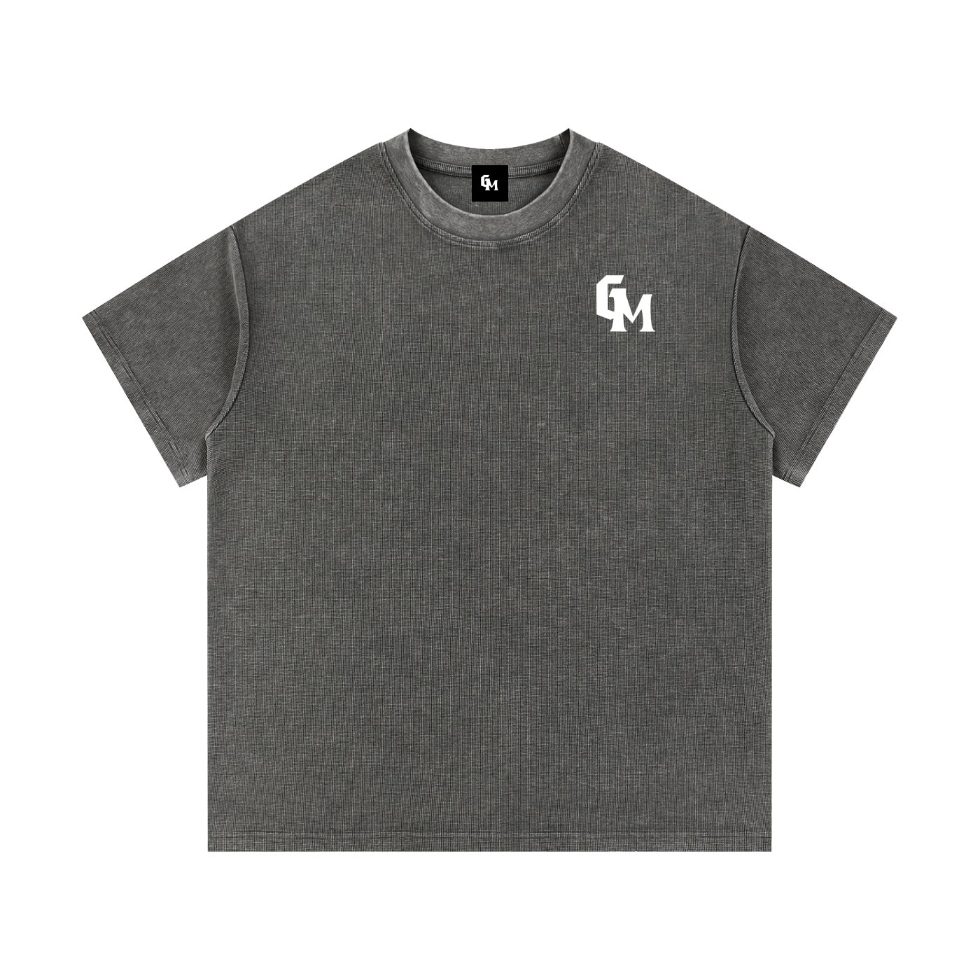 Mineral Wash Waffle Knit T-Shirt