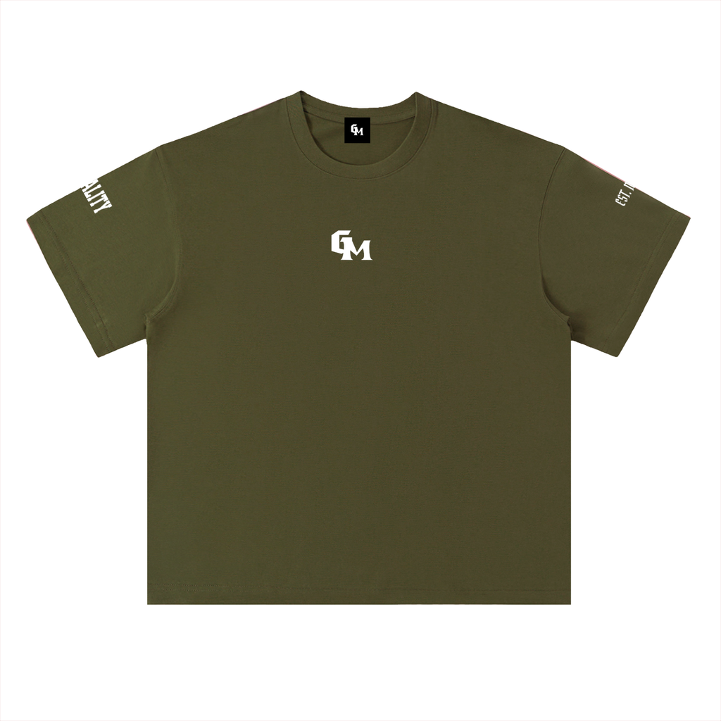 Heavyweight Drop Shoulder Cotton T-Shirt