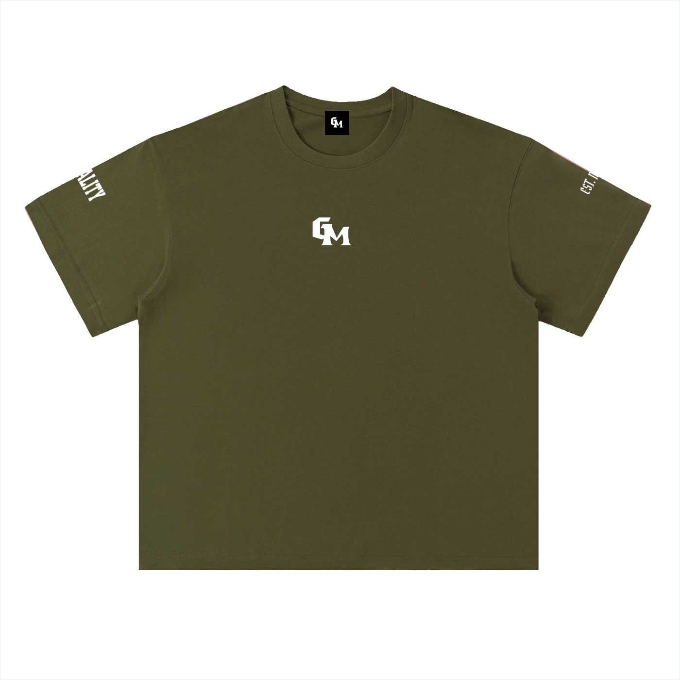 Heavyweight Drop Shoulder Cotton T-Shirt