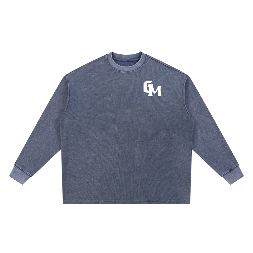 GM Mineral Wash Waffle Oversized Tee