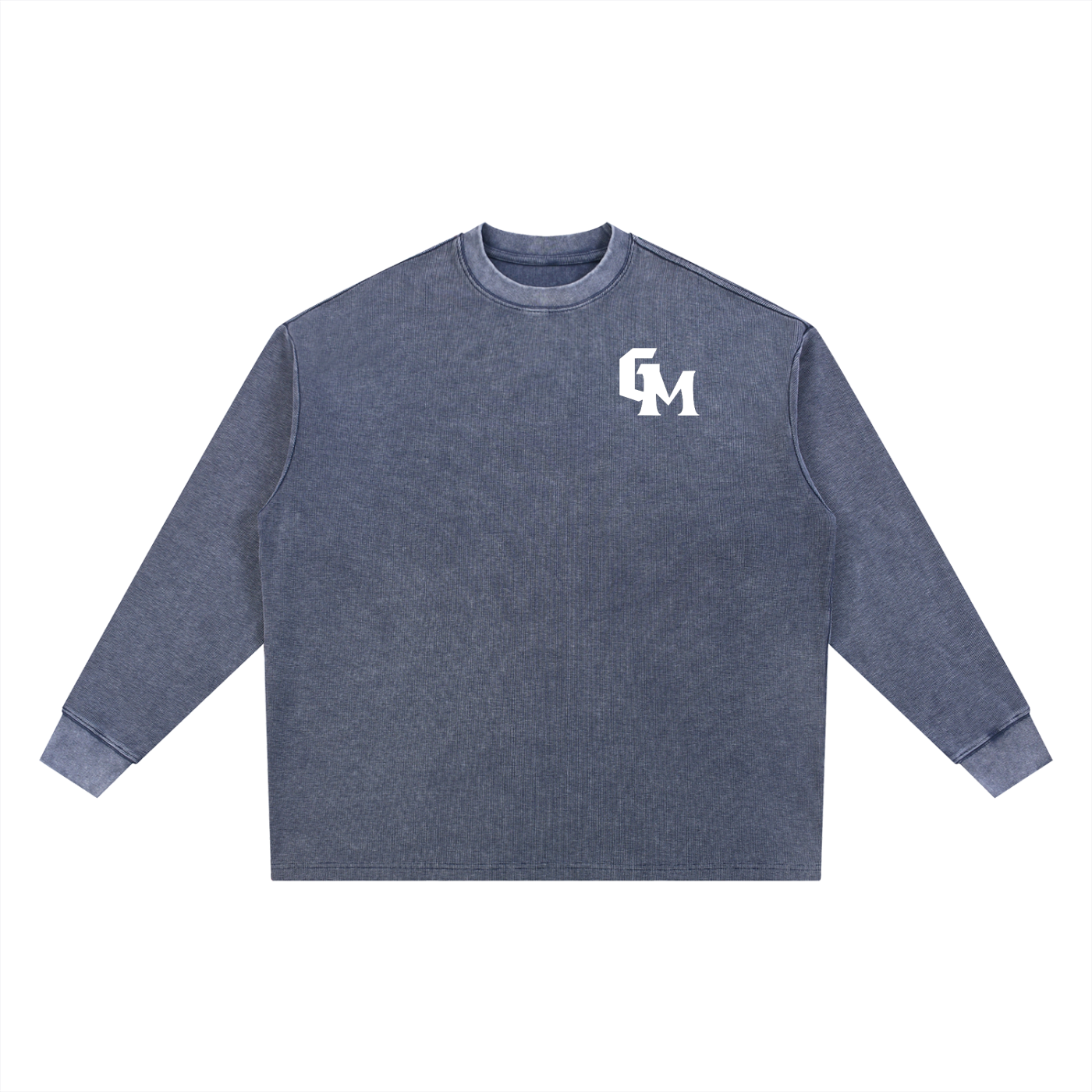 GM Mineral Wash Waffle Oversized Tee