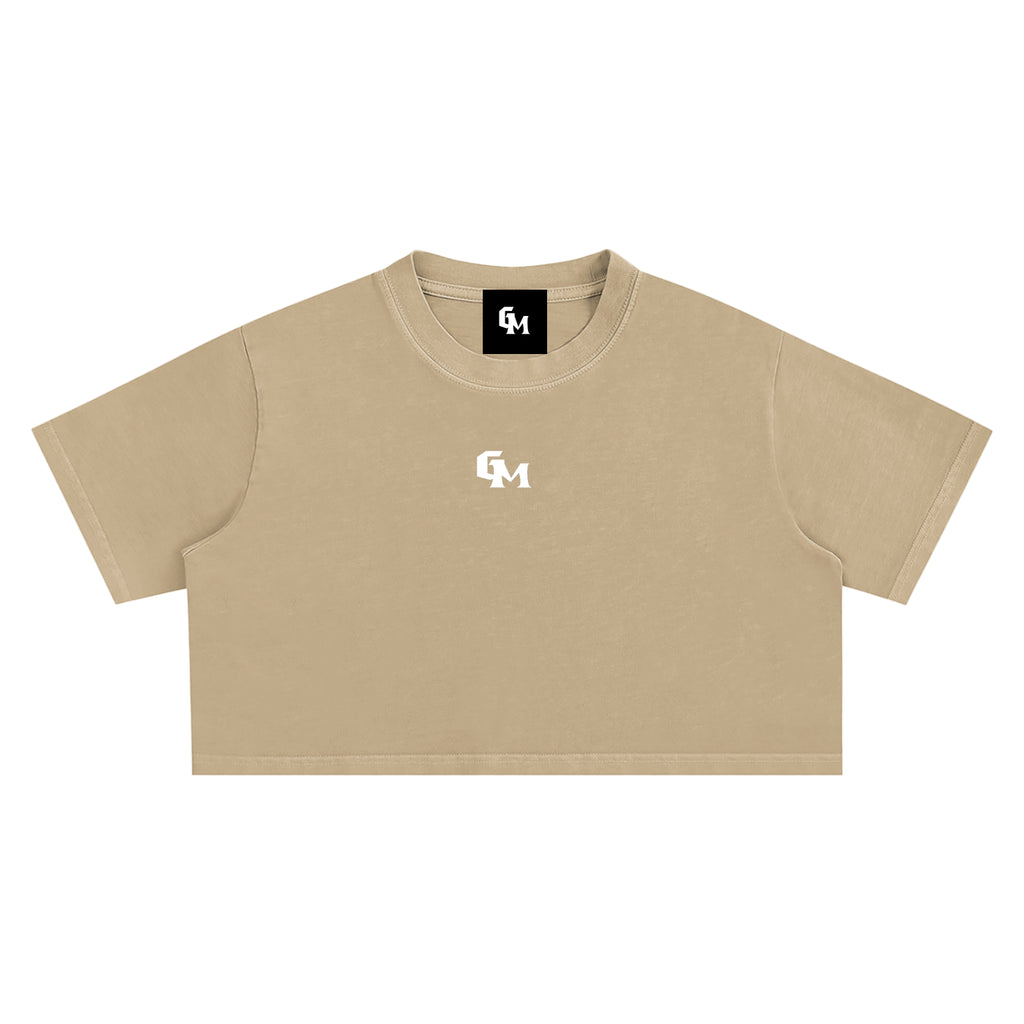 GM SNOW WASHED CROP TEE