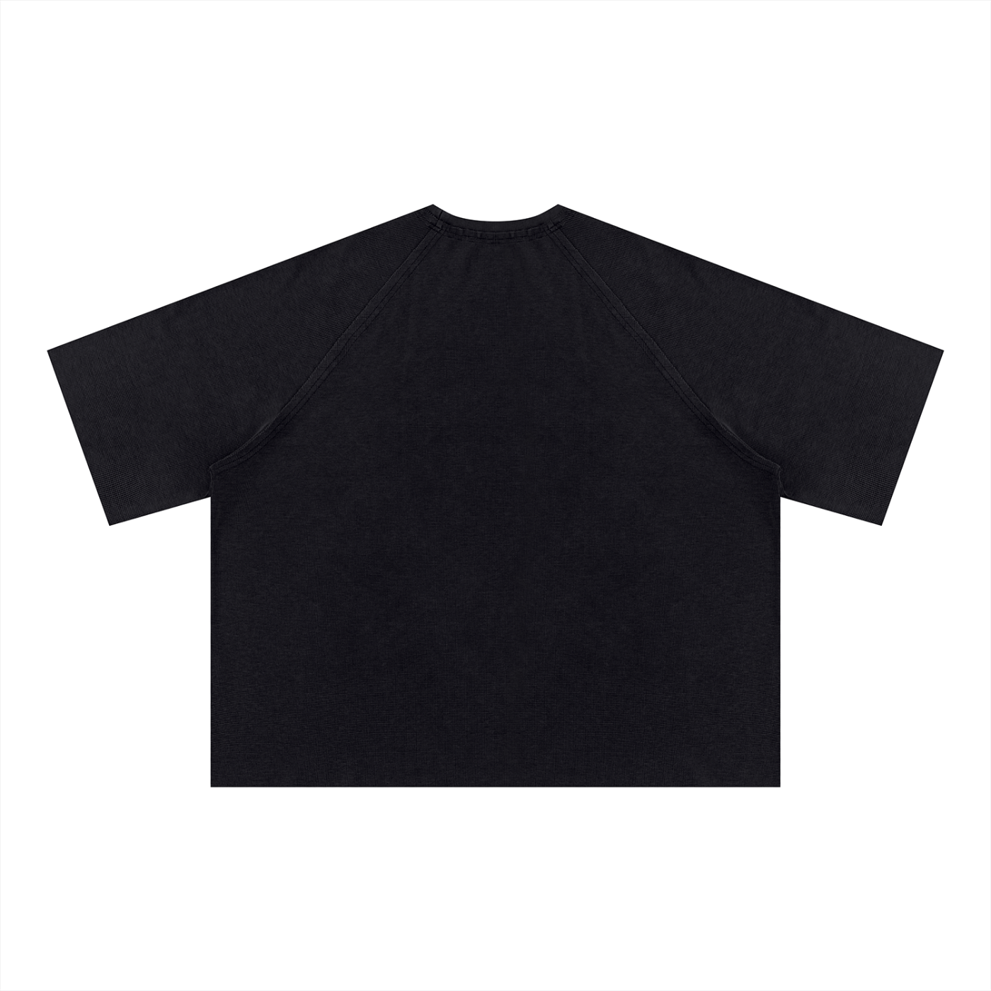 Unisex Mineral Wash Boxy Waffle T-Shirt