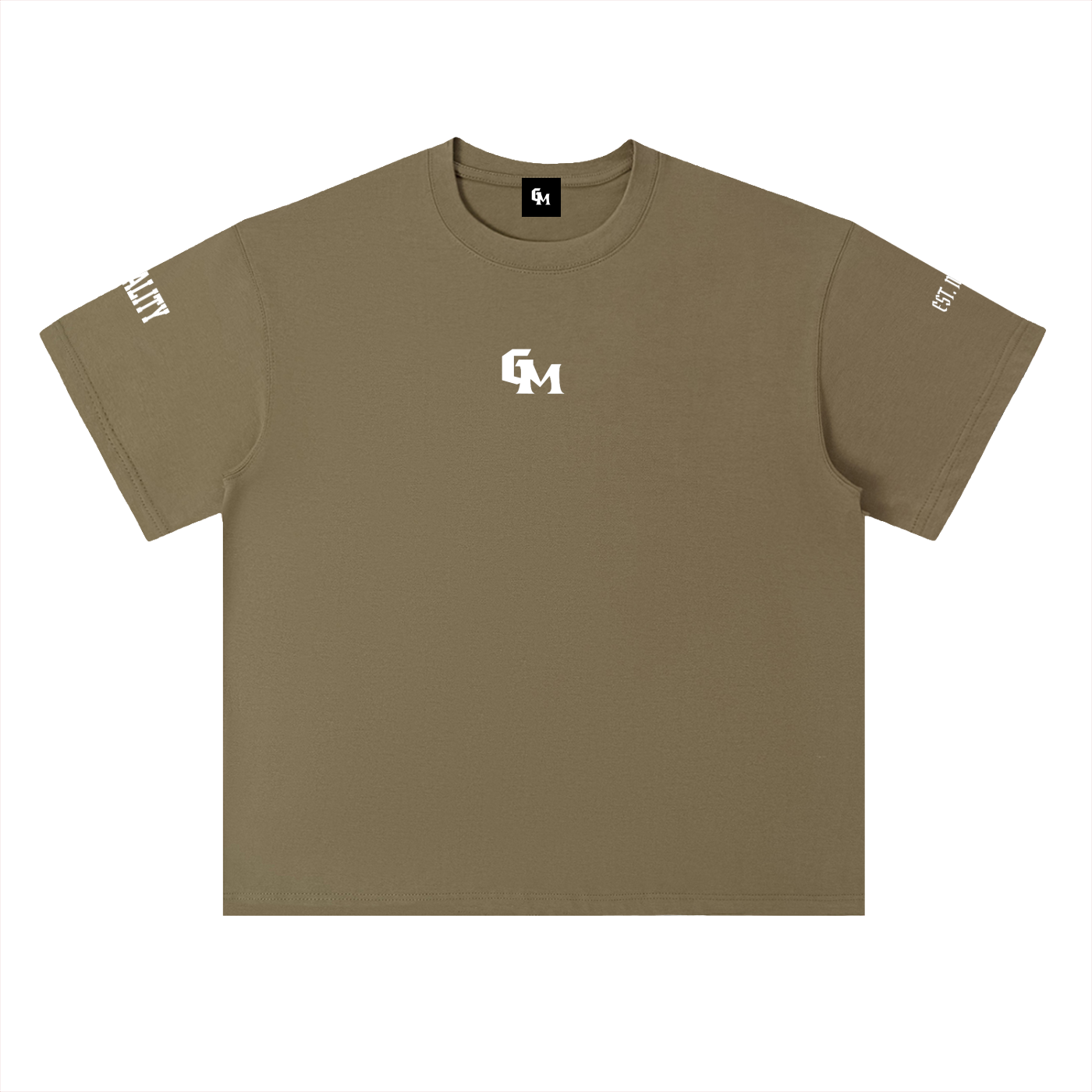Heavyweight Drop Shoulder Cotton T-Shirt