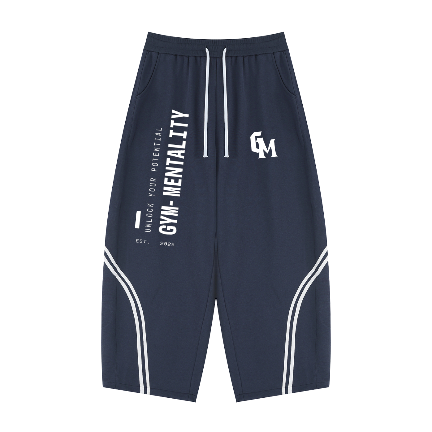 GM Unisex Wide Leg Piping Sweats