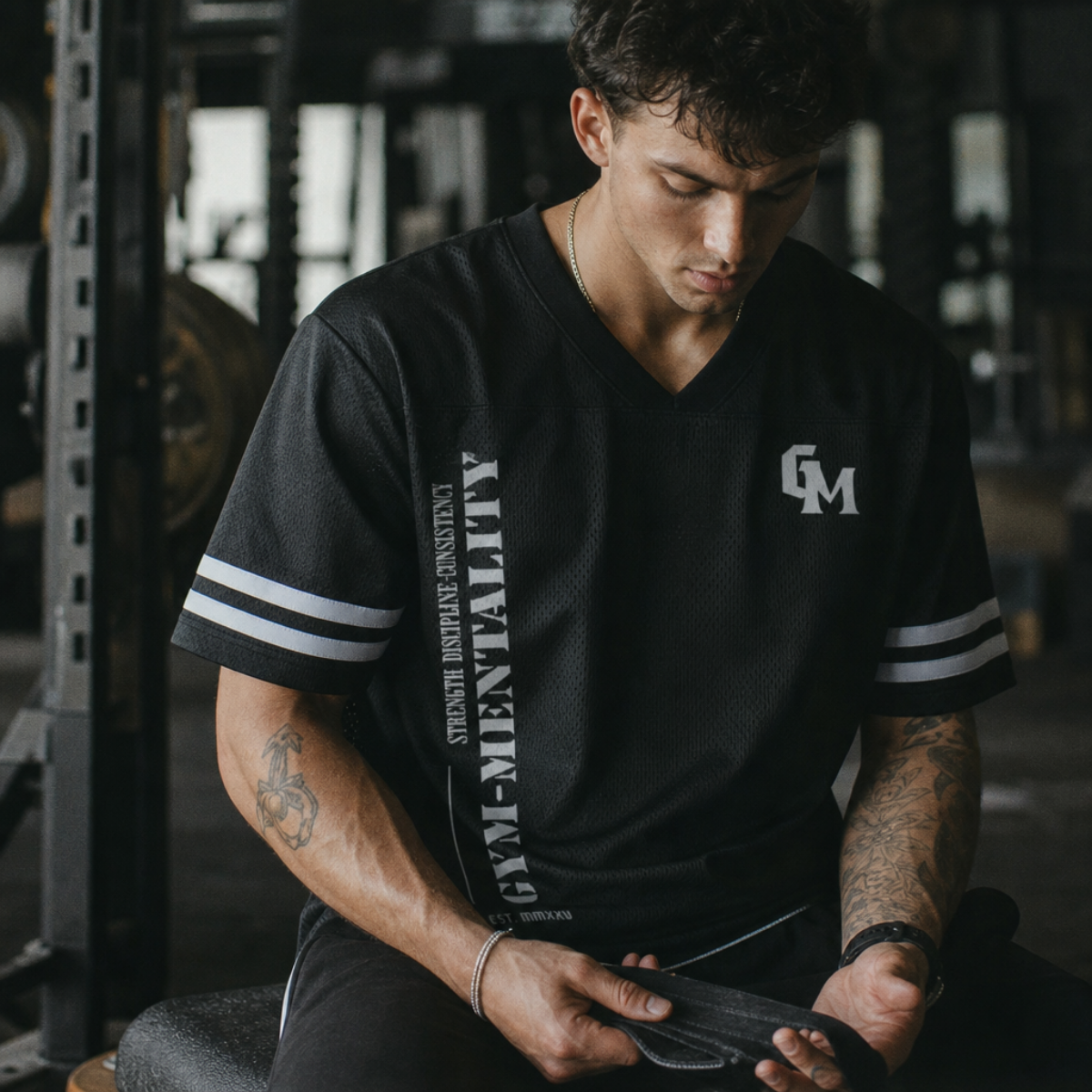 BUILT IN THE GYM. WORN EVERYWHERE