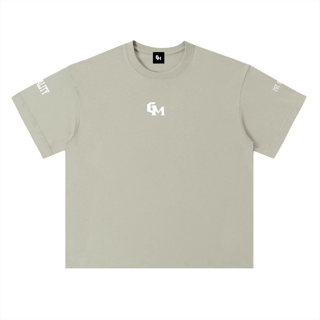 Heavyweight Drop Shoulder Cotton T-Shirt