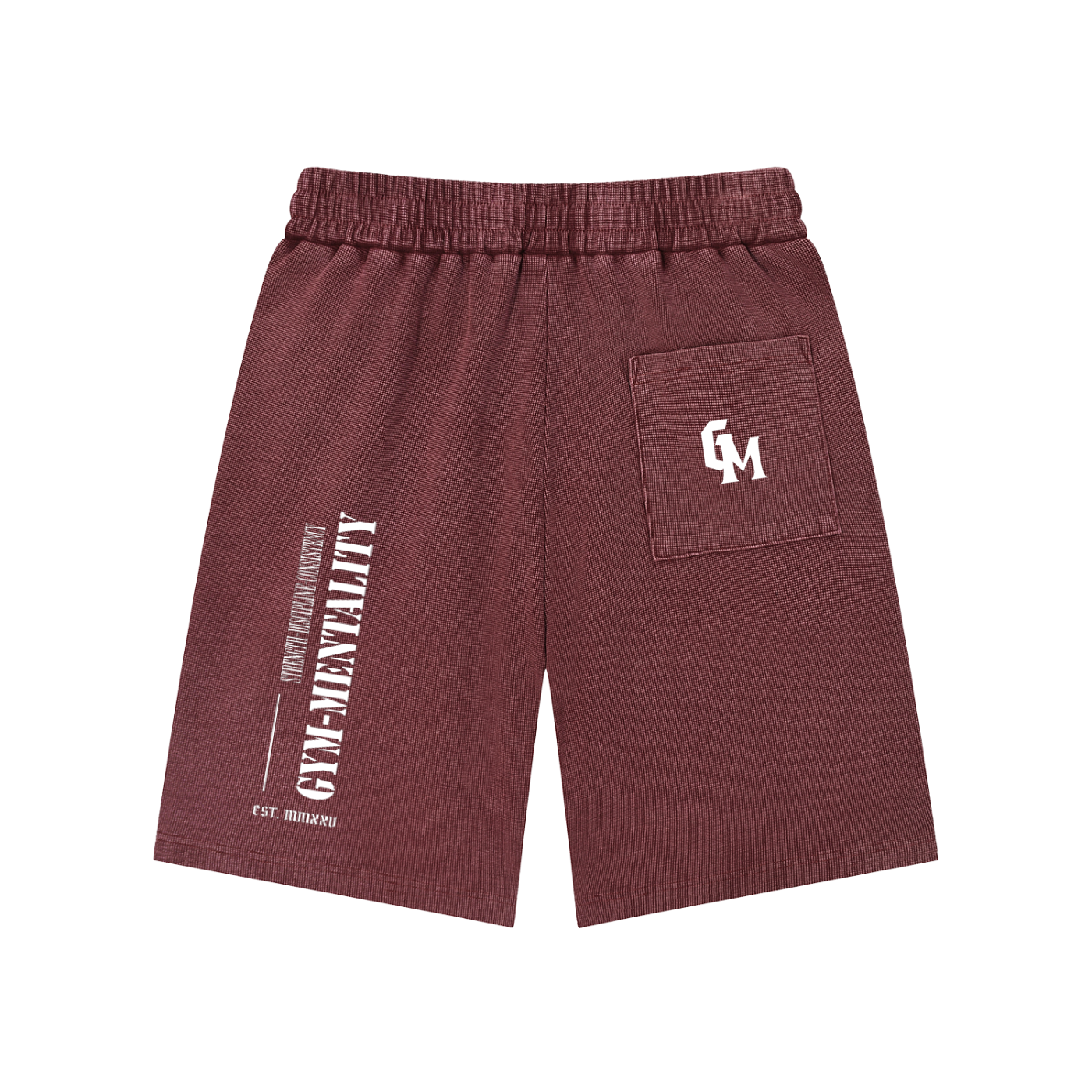 Mineral Wash Waffle Knit Shorts