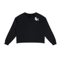 Unisex Paneled Raw Edge Boxy Sweatshirt