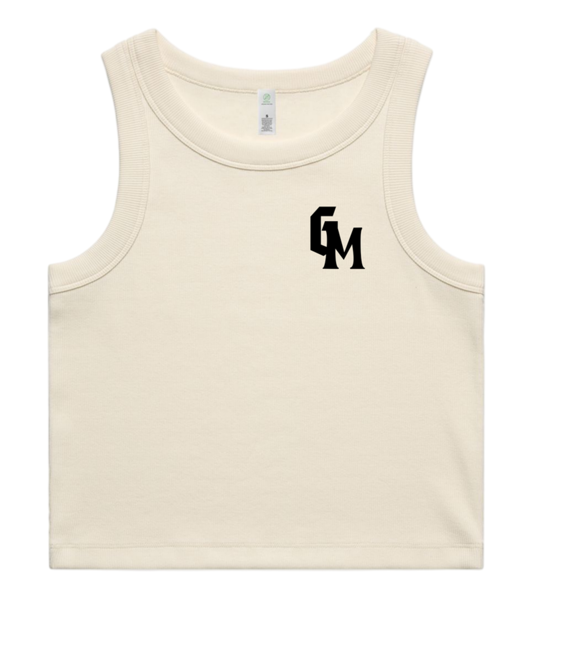 Rib crop tank