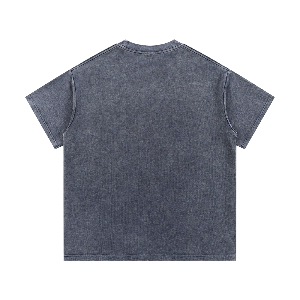 Mineral Wash Waffle Knit T-Shirt