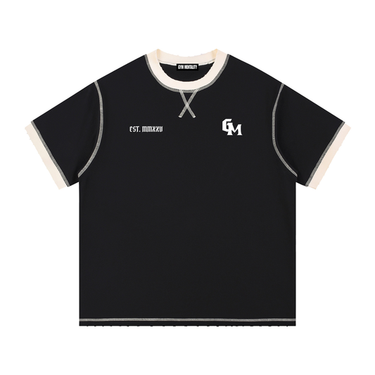 Contrast-Stitched Cotton T-Shirt