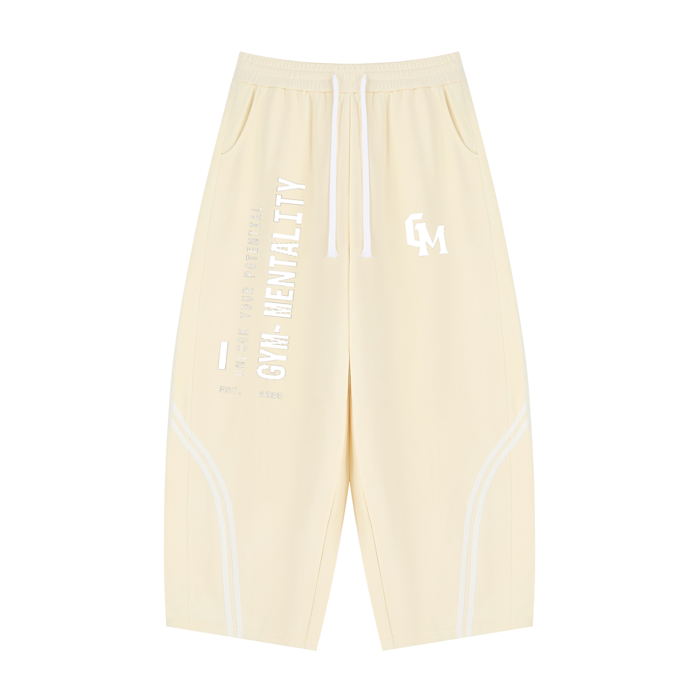 GM Unisex Wide Leg Piping Sweats